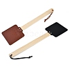 PU Leather Flyswatter AJEW-GA0001-91-1