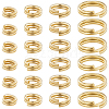 Beebeecraft 80Pcs 4 Styles Brass Split Rings KK-BBC0014-06-1