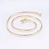 304 Stainless Steel Snake Chain Necklaces X-NJEW-F221-05G-1