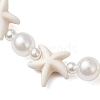 3Pcs ABS Plastic Imitation Pearl Beads Stretch Bracelets for Women BJEW-JB11869-4