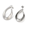 Non-Tarnish 304 Stainless Steel Stud Earrings for Women EJEW-G396-04P-2