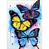DIY Butterfly Theme Diamond Painting Kits DIAM-PW0004-040A-1