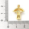 Brass Micro Pave Cubic Zirconia Enamel Pendants KK-G517-03G-02-3