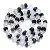 Natural Black Rutilated Quartz Beads Strands G-K245-H02-05-2