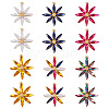  24Pcs 6 Colors Acrylic Rhinestone Pendants FIND-TA0002-79-2