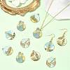 20Pcs 5 Styles Alloy Enamel Pendants ENAM-FS0004-06-6