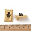 304 Stainless Steel Acrylic Stud Earrings for Women STAS-Z117-06G-5