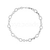 Stylish Unisex Stainless Steel Irregular Buckle Bracelet/Necklace VP8576-4-1