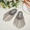 2Pcs Detachable Iron Tassel Epaulettes FIND-FH0005-44P-5