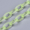 Handmade Transparent ABS Plastic Cable Chains KY-S166-001G-4