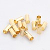 Column Brass Beads KK-G250-G-1