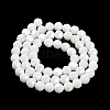 Electroplate Opaque Glass Beads Strands EGLA-A035-P8mm-A01-2