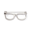 Alloy Eyeglasses Frame Brooch Pin JEWB-M027-03P-2