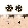 Brass Micro Pave Cubic Zirconia Beads KK-U056-15G-3