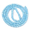 Electroplate Glass Beads Strands LS-EGLA-A044-P1mm-B08-3