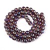 Electroplate Transparent Glass Beads Strands LS-GLAA-T032-T6mm-AB19-2