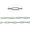 Ion Plating(IP) 304 Stainless Steel Paperclip Chains CHS-O010-01MC-4