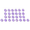 Transparent Lilac Acrylic Beads TACR-YW0001-08I-2
