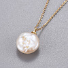 Brass Pendants Necklaces NJEW-JN02379-4