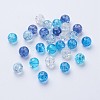 Baking Painted Crackle Glass Beads DGLA-X0006-8mm-11-2