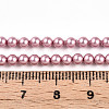 Baking Painted Pearlized Glass Pearl Bead Strands HY-N002-3mm-C01-5