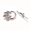 Tibetan Style Alloy Toggle Clasps TIBE-L003-034AS-2