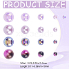 Resin Rhinestone and ABS Cabochons Sets RESI-WH0029-51A-2