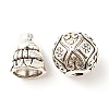 Tibetan Style Alloy 3 Hole Guru Beads FIND-A031-01AS-4