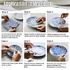 6Pcs 6 Styles Paper Ceramic Decals DIY-SD0002-07C-4