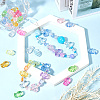 100Pcs Transparent Acrylic Beads TACR-SP0001-24-4