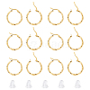 Unicraftale 201 Stainless Steel Hoop Earrings EJEW-UN0001-32-1