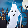 Ghost Polyester Windsock Streamer Fish Flag AJEW-WH20008-09-4