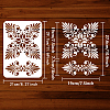 Plastic Drawing Painting Stencils Templates DIY-WH0396-0052-2