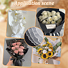 Polyester Flower Bouquet Wrapping Mesh Paper DIY-WH0542-38B-5