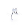 Anti-Tarnish 304 Stainless Steel 20 Gauge Fake Lip Rings Piercing Jewelry WGC994D-05-1