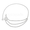 Alloy Pentagram Tassel Sexy Body Chains FS-WG0F340-01-5