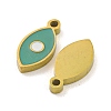 316 Surgical Stainless Steel Enamel Pendants STAS-M073-30G-2