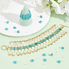1 Strand Rectangle Synthetic Turquoise Beads Strands G-NB0005-57-4