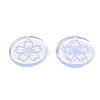 Transparent Resin Pendants RESI-N030-004D-3