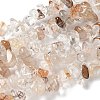 Natural Rutilated Quartz Beads Strands X-G-M205-96-1