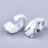 Acrylic Beads X-OACR-S021-11G-2