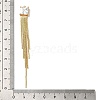 Brass Snake Chain Tassel Big Pendants KK-B079-01G-3