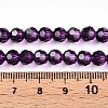 Baking Paint Transparent Glass Beads X1-DGLA-A035-T6mm-A09-5