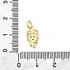Brass Micro Pave Cubic Zirconia Pendants KK-F896-03D-G-3