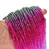 Transparent Painted Glass Beads Strands X1-DGLA-A034-T4mm-A06-2