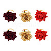 Elecrelive 6Pcs 3 Style Alloy Rope Napkin Rings AJEW-EL0001-01-7