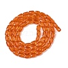 Transparent Glass Beads Strands GLAA-Z018-C21-2