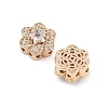 Rack Plating Brass Micro Pave Cubic Zirconia Beads KK-F879-02G-01-2