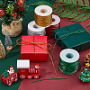4 Rolls 4 Colors Metallic Elastic Round Cord for Christmas Gift Wrapping OCOR-WH0112-055-5