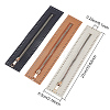 WADORN® 3Pcs 3 Colors Alloy Zipper FIND-WR0006-41-2